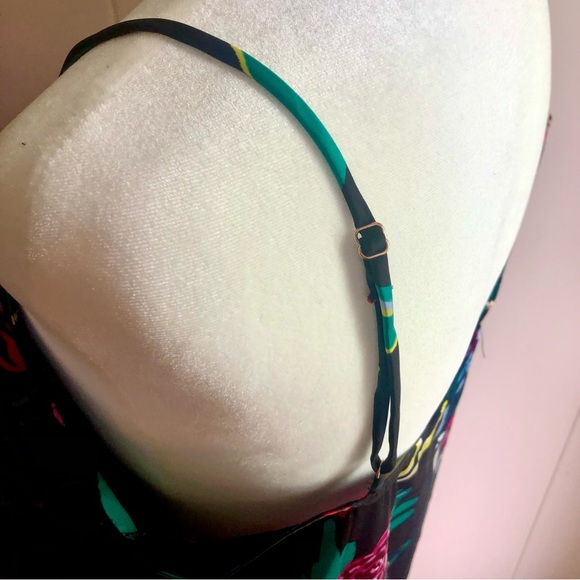 STARS ABOVE Nighty/Chemise Size SMALL Black with Multi-Color Floral NWOT - Picture 8 of 10